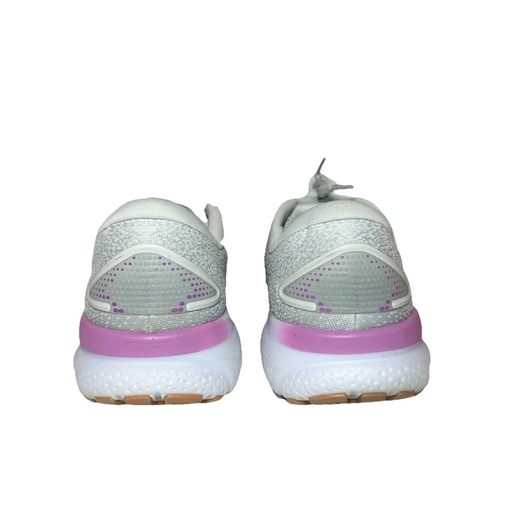BROOKS‎ Women's 8.5 Med (B) Ghost 16 Grey Estate Blue White Running Shoes